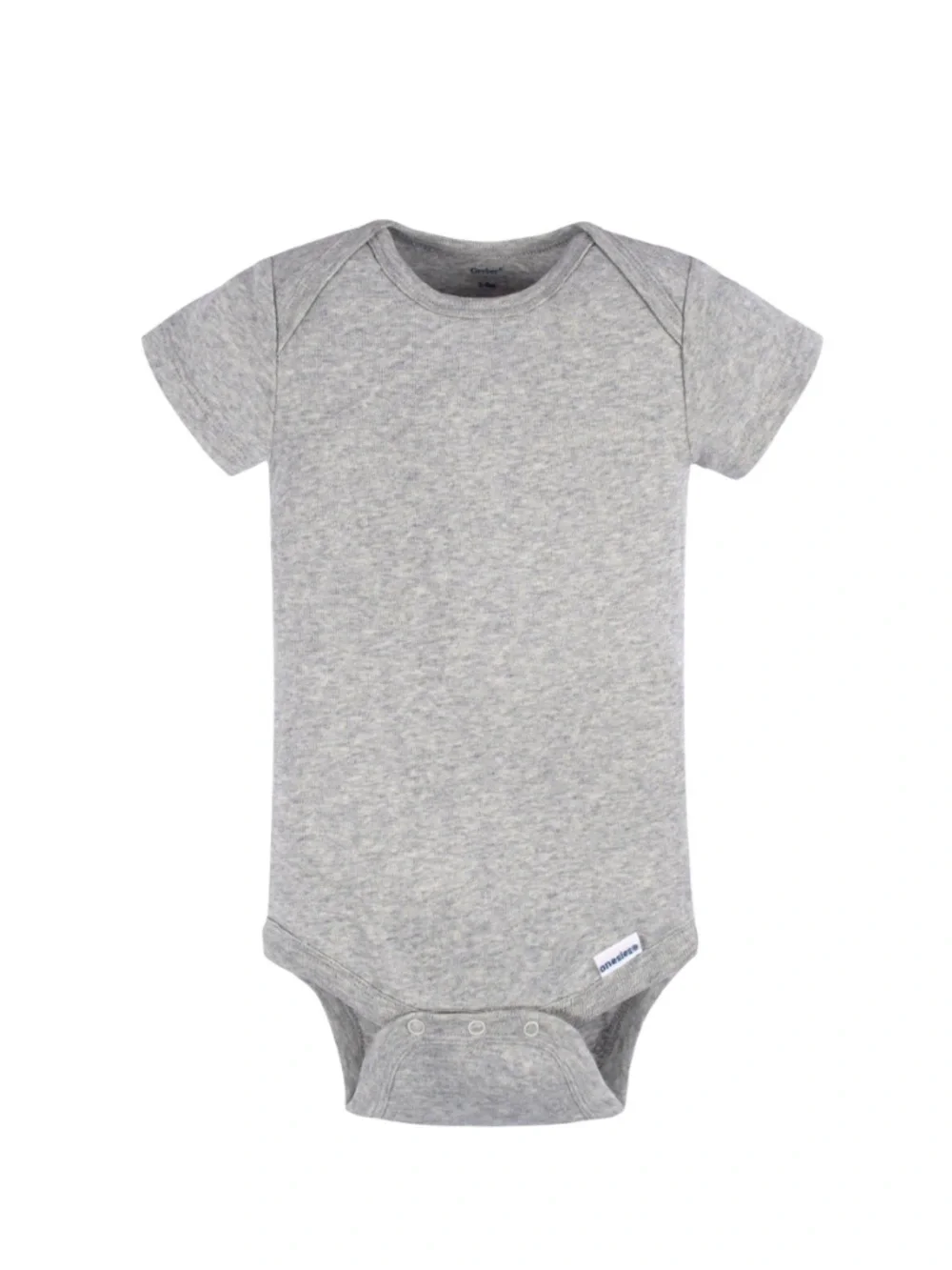 💜 Gerber 5-Pack Baby Neutral Grey’s short sleeve onesies bodysuits, 0-3mths - Picture 2 of 11